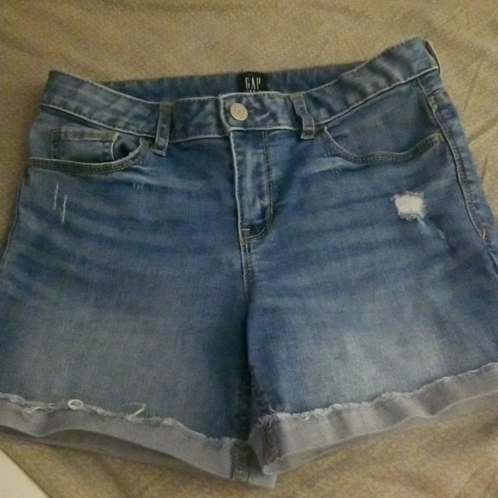 GAP girls denim shorts